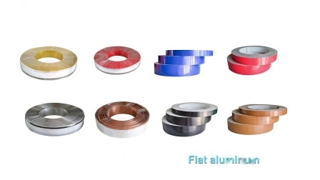 Bobines d'aluminium pour bande lumineuse LED, or brossé, argent